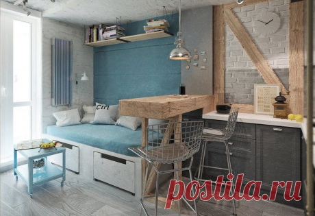 Особенности лофта в малогабаритке &amp;#8212; Наши дома
