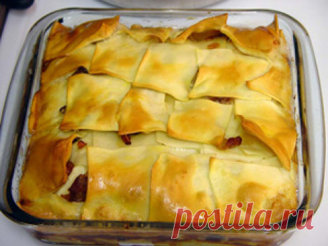 Русская кухня. Лазанки