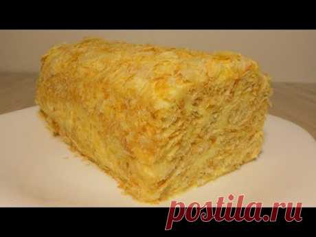 Торт &quot; Слоеное полено&quot;. Вкусный и без заморочек! - YouTube