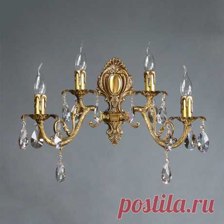 Бра AMBIENTE by BRIZZI 8888/2+2 AB Tear drop