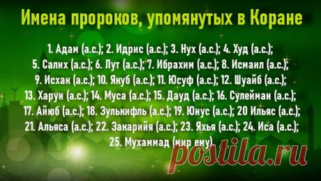 История пророков