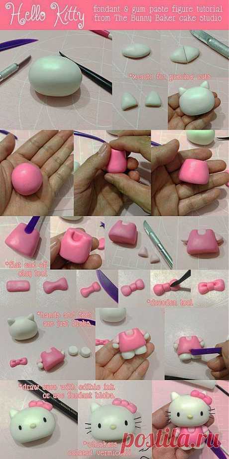 step by step... | Fondant Figures Tutorials !