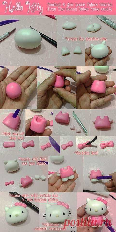 step by step... | Fondant Figures Tutorials !