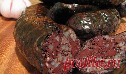 Домашняя кровяная колбаса рецепт приготовления, как приготовить кровяную колбасу