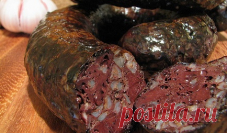 Домашняя кровяная колбаса рецепт приготовления, как приготовить кровяную колбасу