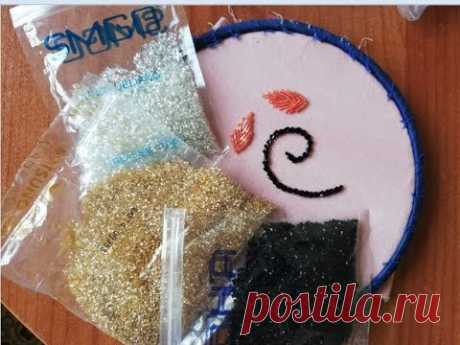 hand embroidery with beads