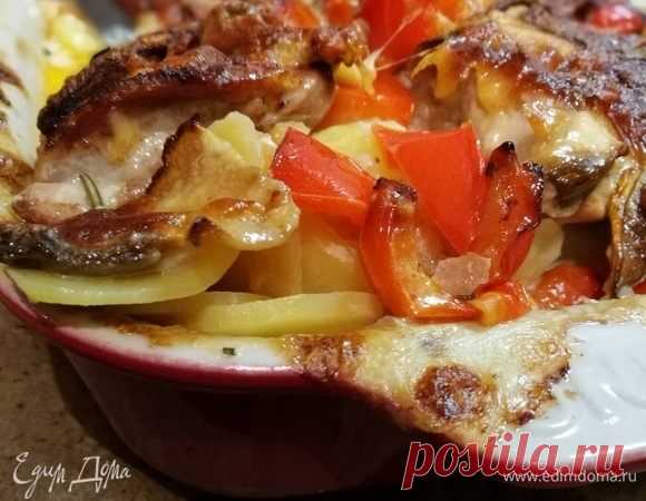 Картофельный гратен с курицей и белыми грибами рецепт 👌 с фото пошаговый | Едим Дома кулинарные рецепты от Юлии Высоцкой