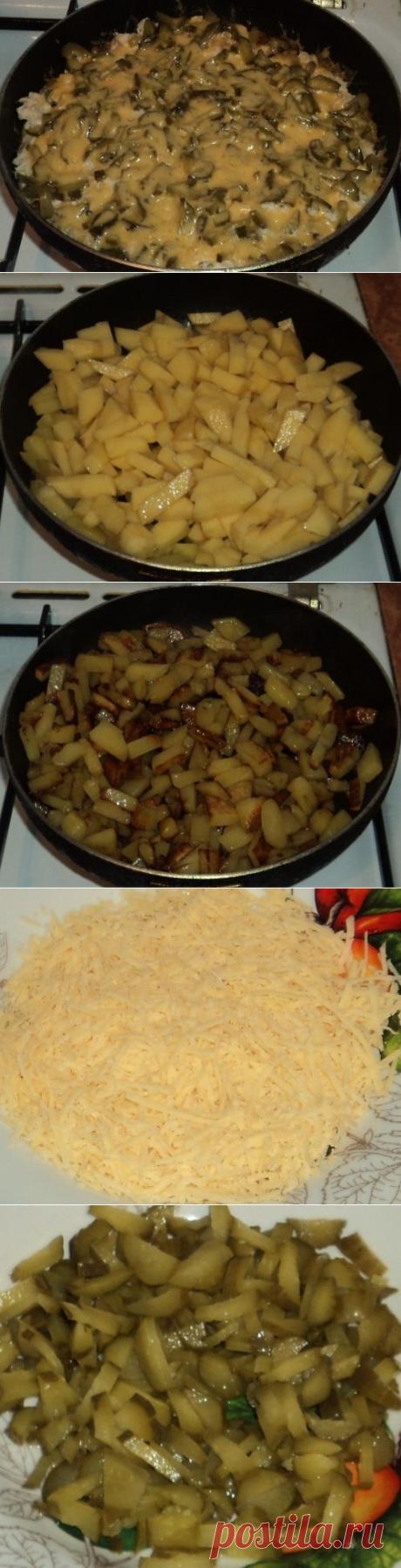 Картошка с курицей под сыром | Банк кулинарных рецептов