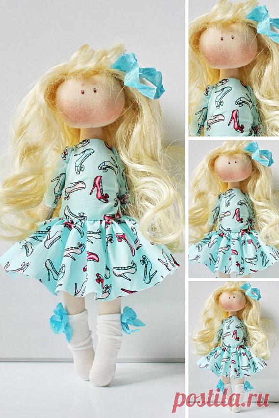 Annkirillart doll American doll Fabric doll Baby room doll