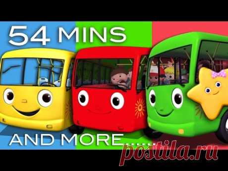Wheels On The Bus | Plus Lots More Nursery Rhymes | 54 Minutes Compilation from LittleBabyBum!