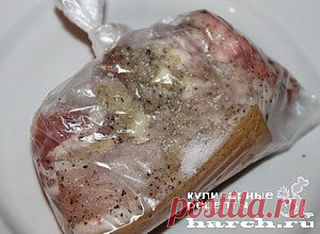 Рецепт приготовления сала в пакете..