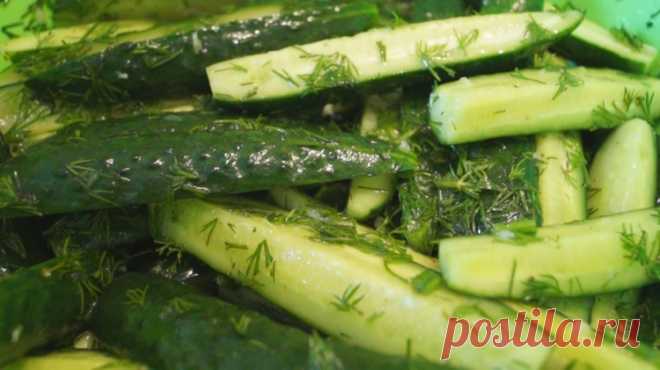Малосольные огурцы Быстрого поедания. Вкуснятина, Ну, Невозможно устоять - Простые рецепты Овкусе.ру