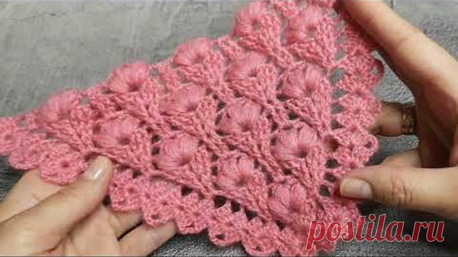 И с нова ШАЛЬ🔥Не проходим мимо!🔥Crochet shawl