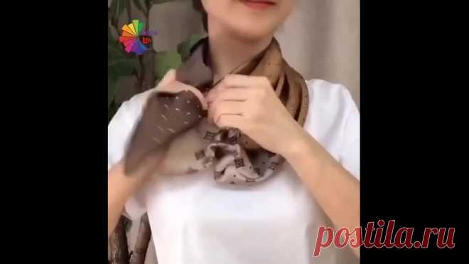 КАК КРАСИВО ЗАВЯЗАТЬ ПЛАТОЧЕК~ПОСМОТРИМ
--------
Вязантия - рукодельный мир