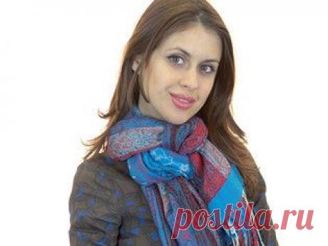 Как красиво завязать шарф - видео - мастер-класс | Леди@Mail.Ru
