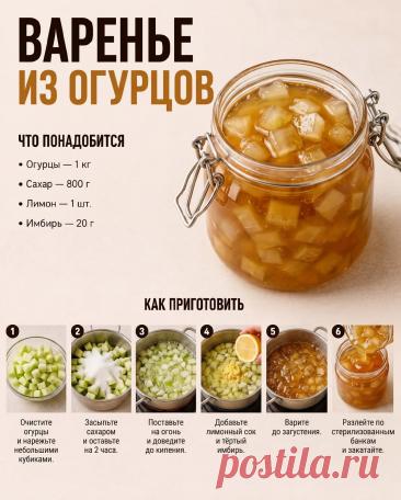 Варенье из огурцов