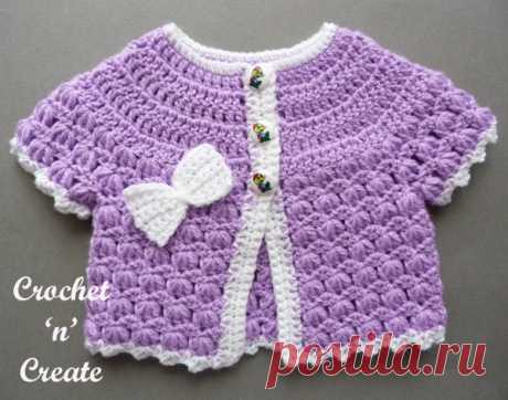 Baby Short Sleeve Coat Pattern - Crochet Easy Patterns Good morning, my dear crochet girls, as you are, I truly hope that well, today I bring you a beautiful