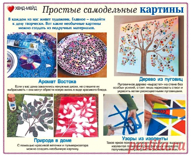 Простые самодельные картины
