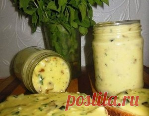 Домашний плавленый сыр с шампиньонами