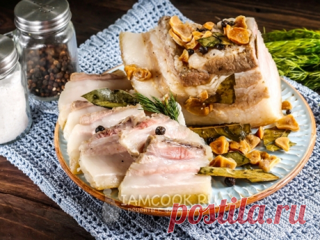 Вареное сало в пакете — рецепт с фото Невероятно нежное и вкусное сало можно получить путем его варки в обычном пакете!