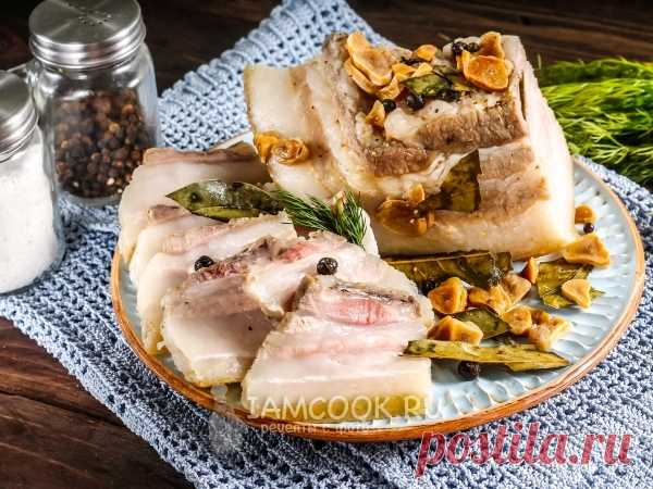 Вареное сало в пакете — рецепт с фото Невероятно нежное и вкусное сало можно получить путем его варки в обычном пакете!