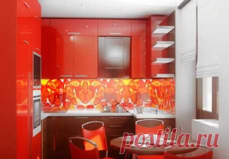 Стеклянные панели с принтами для кухни — Наши дома