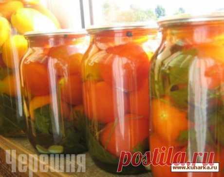 Рецепт: Помидоры в яблочном соке