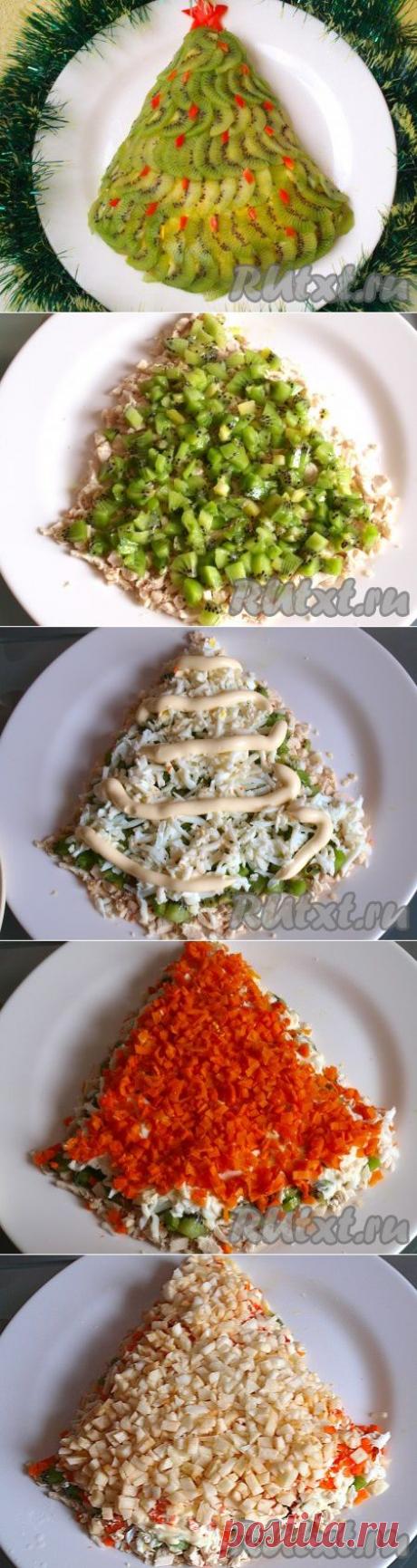 Салат с киви &quot;Ёлочка&quot;  RUtxt.ru