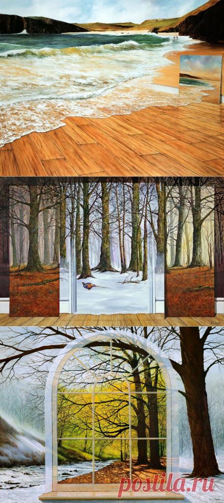 Иллюзии маслом.