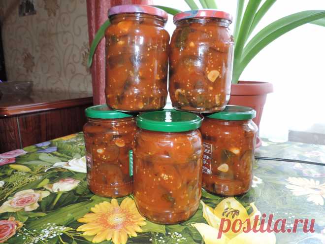 Лечо из баклажанов