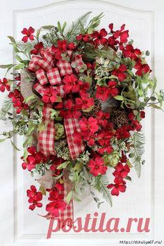 Чудесные композиции. Украшения для двери