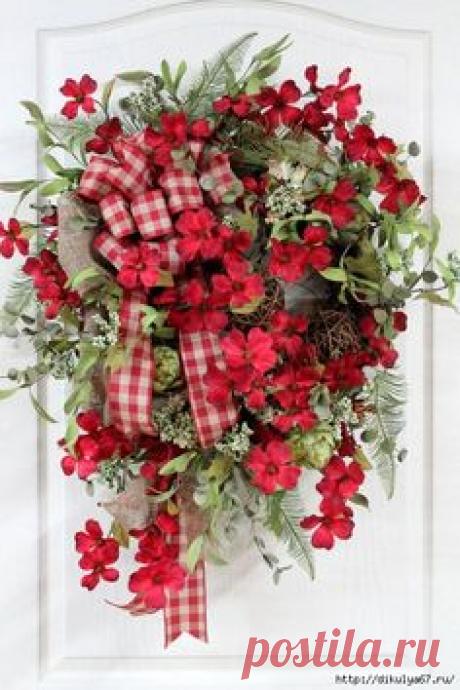 Чудесные композиции. Украшения для двери