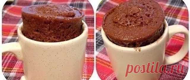 Вкусный и быстрый «Шоколадный пирог в чашке» - Королевская Кукухня