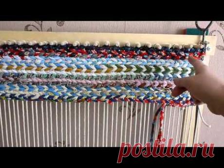 Коврик из лоскутков. Подробный рассказ о станке