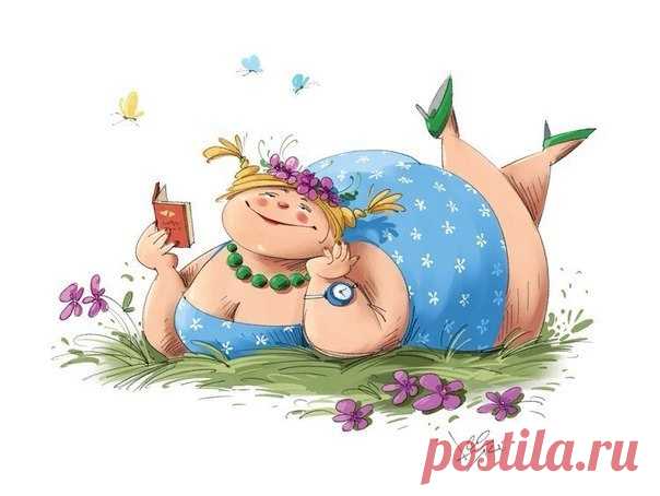 Вот встречу принца... Сяду на диету. 
Ну, а сейчас... Пардон! Мотива нету!