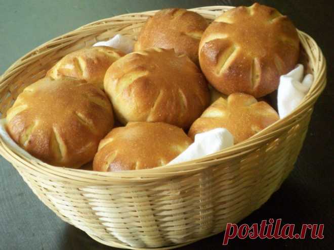 Пышные, ароматные булочки к обеду