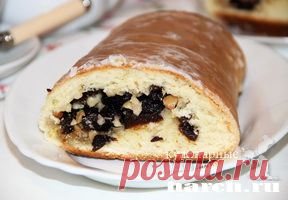 Рождественские поленца с черносливом