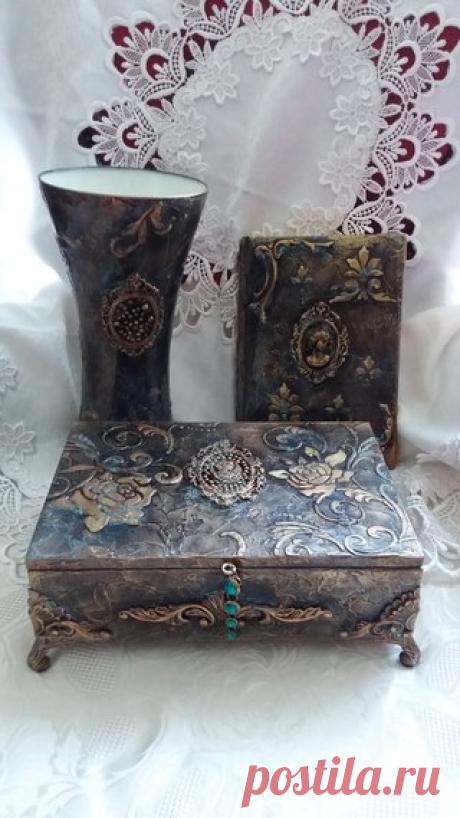 ПО МК Татьяны Сухотинои,,Старинная ваза,,