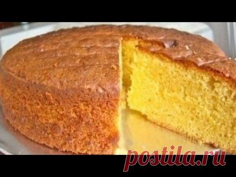 Бисквит на кефире за считанные минуты