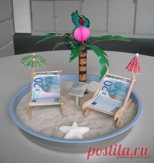 Как необычно подарить деньги