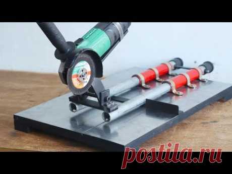 Sliding Angle Grinder Stand || Make A Angle Grinder Miter Saw
