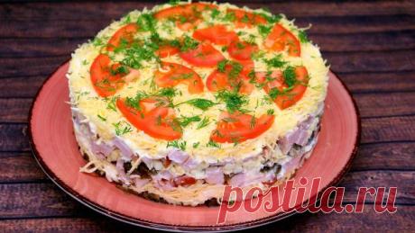 Салат &quot;Любимый муж&quot;: один из простых и вкусных салатов в моей копилке рецептов | Семейные рецепты Пульс Mail.ru