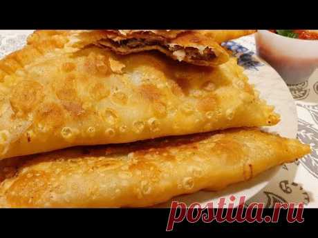 Чебуреки!Самый простой и удачный рецепт/Har doim o'xshab chiqadigan Cheburek tayyorlash.