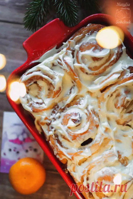 Лимонные Синнабоны (Сinnabon) с корицей и сливочным кремом: подробный рецепт с фото