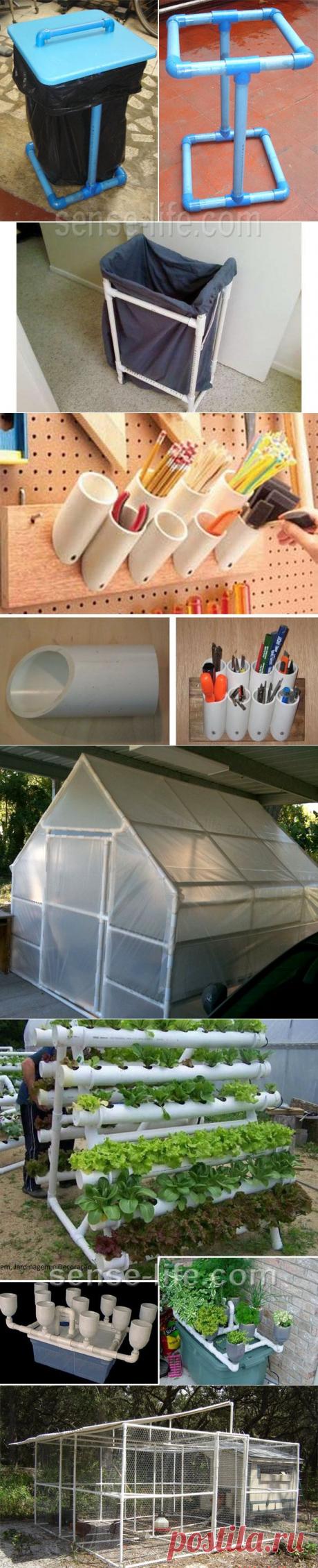 Что можно сделать из пластиковых труб