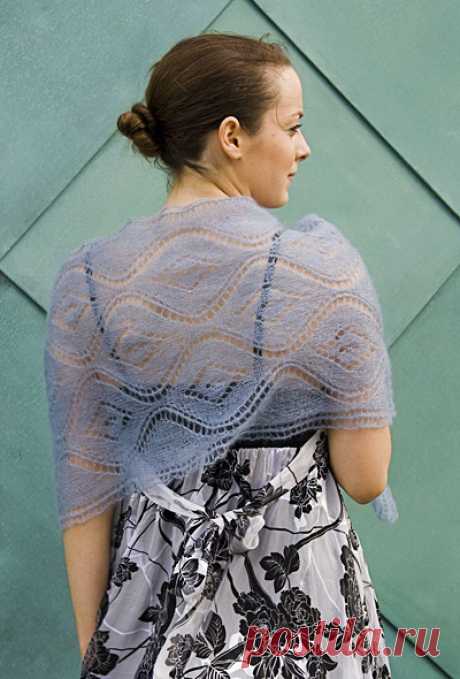 Seascape lace shawl - Summer 2008 - Knitty