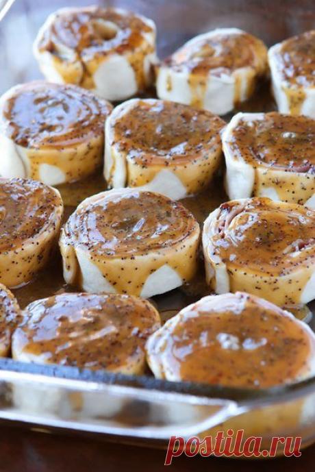 Идея для выпечки. Булочки с ветчиной и сыром