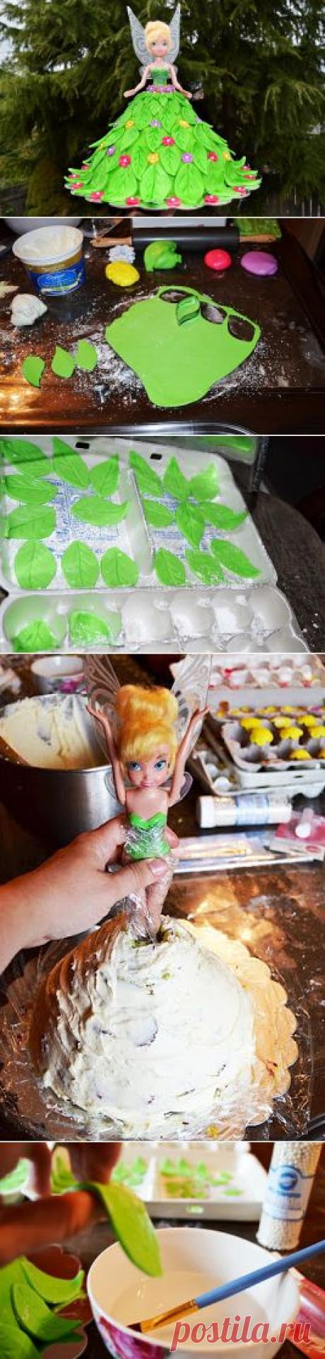 Pastel de Campanilla. Tutorial. | Ideas y material gratis para fiestas y celebraciones Oh My Fiesta!