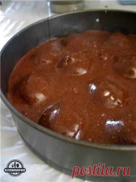 Шоколадный пирог с творожными шариками. | Шедевры кулинарии