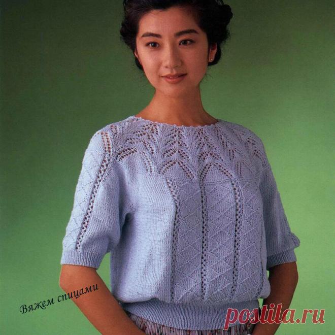 5 восхитительных моделей с круглой кокеткой от японских дизайнеров | Вяжем Спицами с Галиной | Дзен